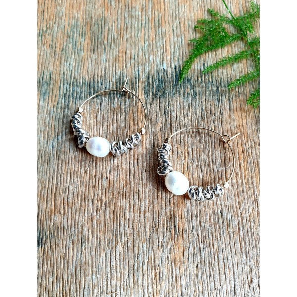 Hanka IN auskarai su perlais